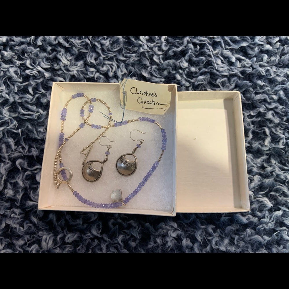 Necklace with earrings